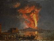 Jacob Philipp Hackert Ausbruch des Vesuvs oil painting